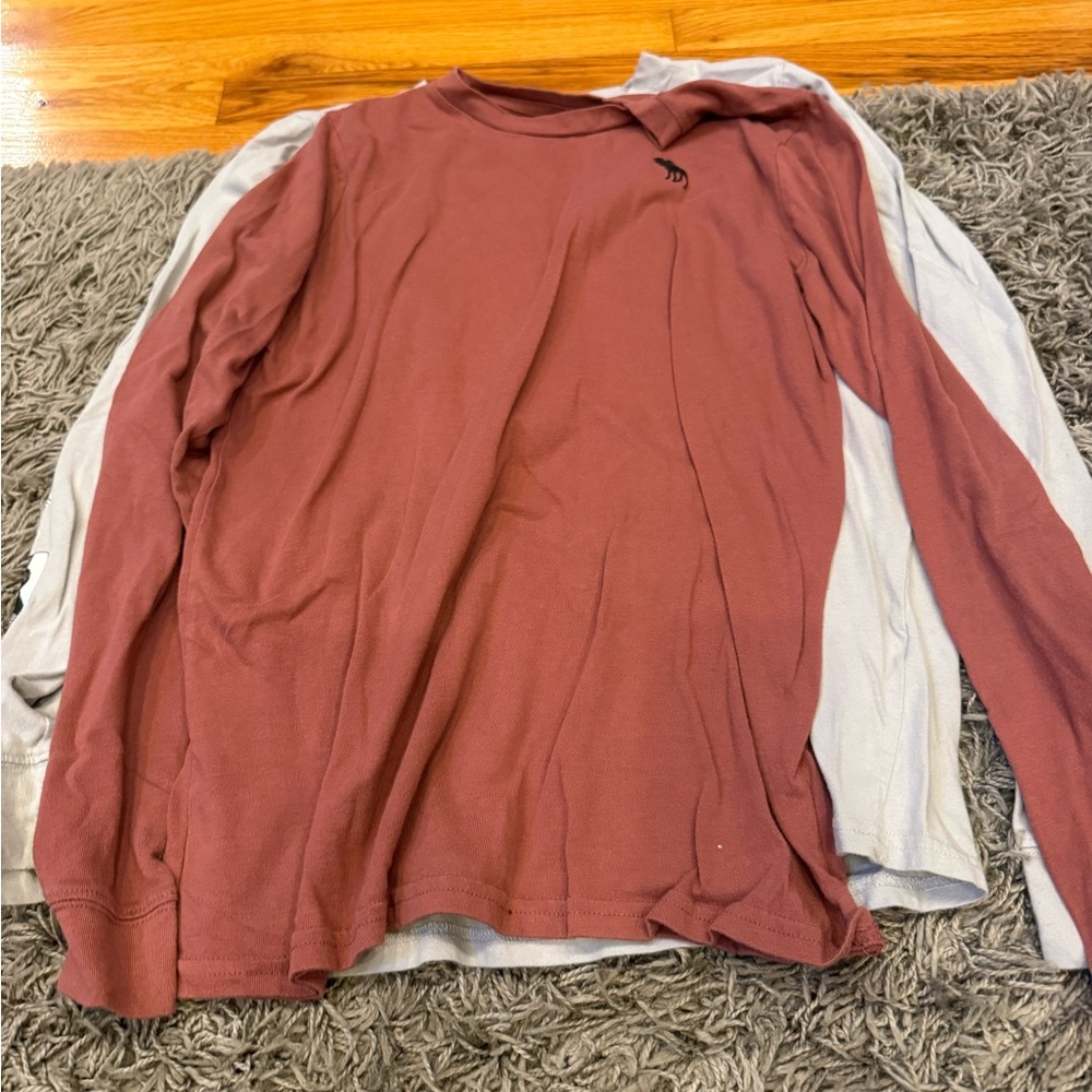 Boys Abercrombie 15/16 shirts. Two long sleeve shirts.